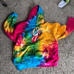 Pink Dolphin Tye Dye Hoodie